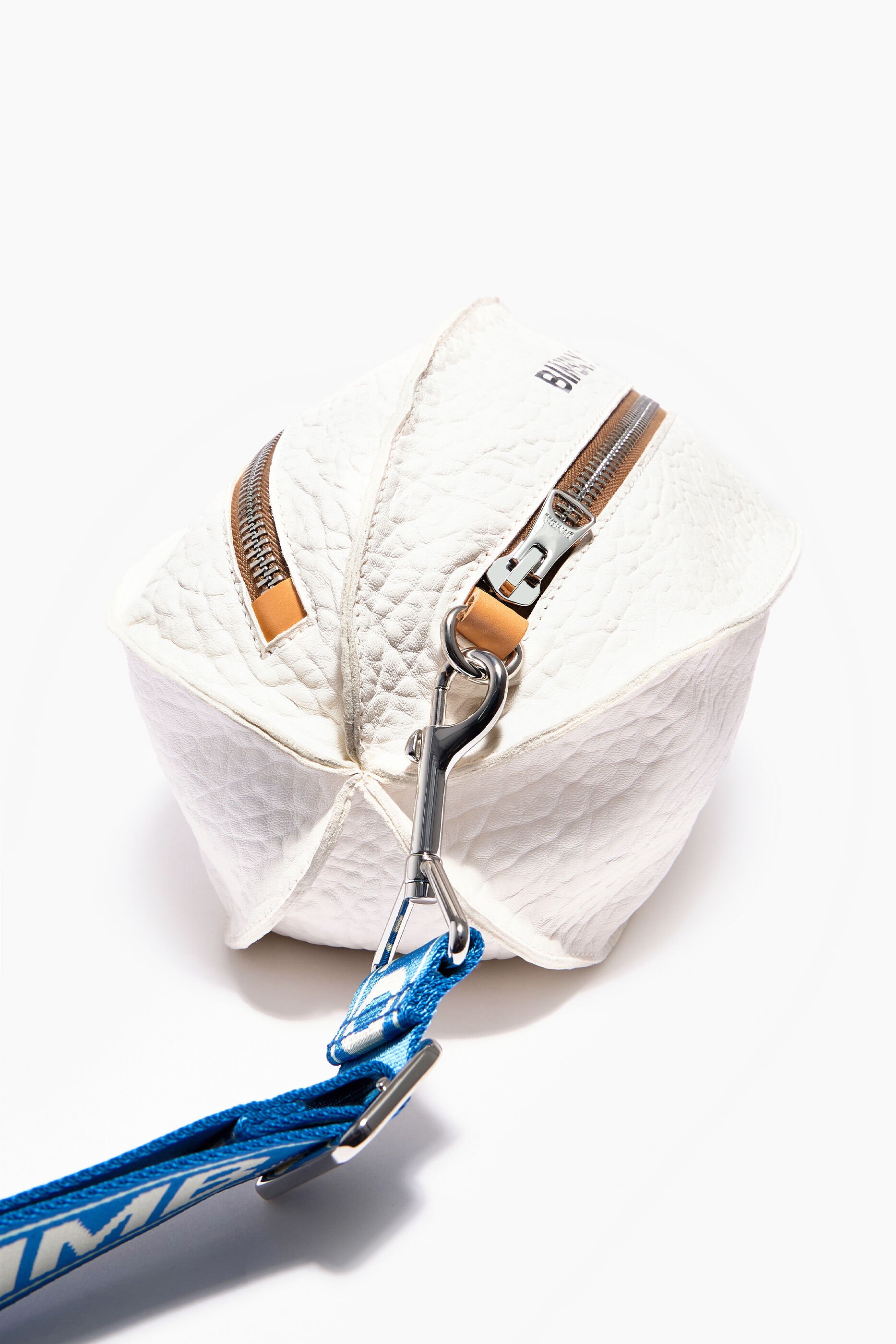 Bolsa Ball Bag tamanho G em couro branco