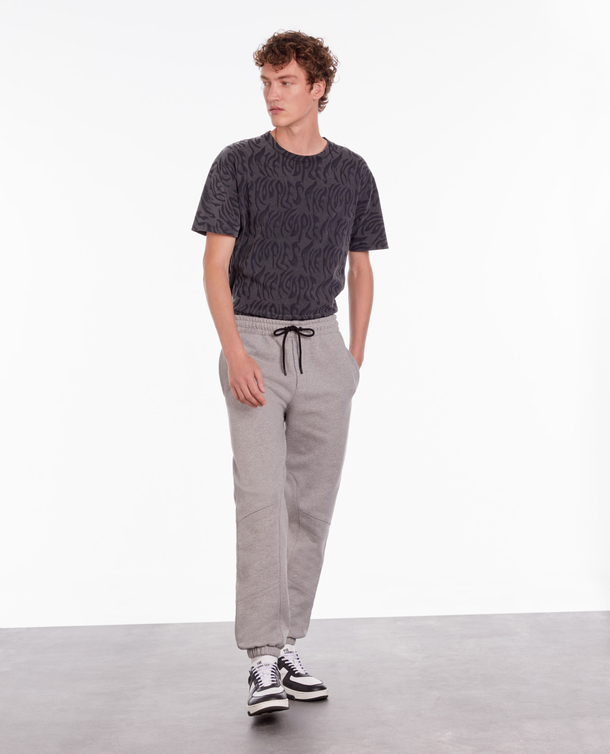 Jogging biker gris