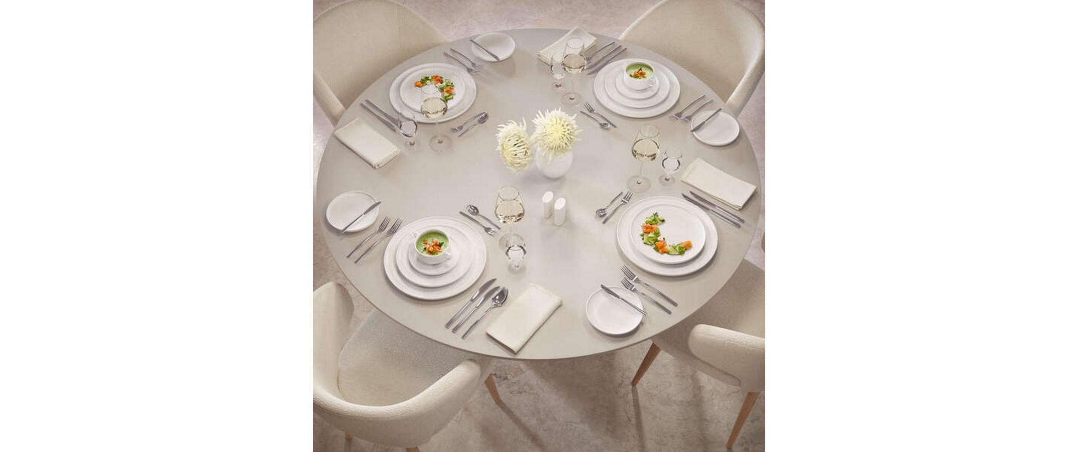Frühstücks- & Dessertteller Afina Ø 22 cm, 6 Stück,Weiss<br>Teller-Set aus Porzellan
