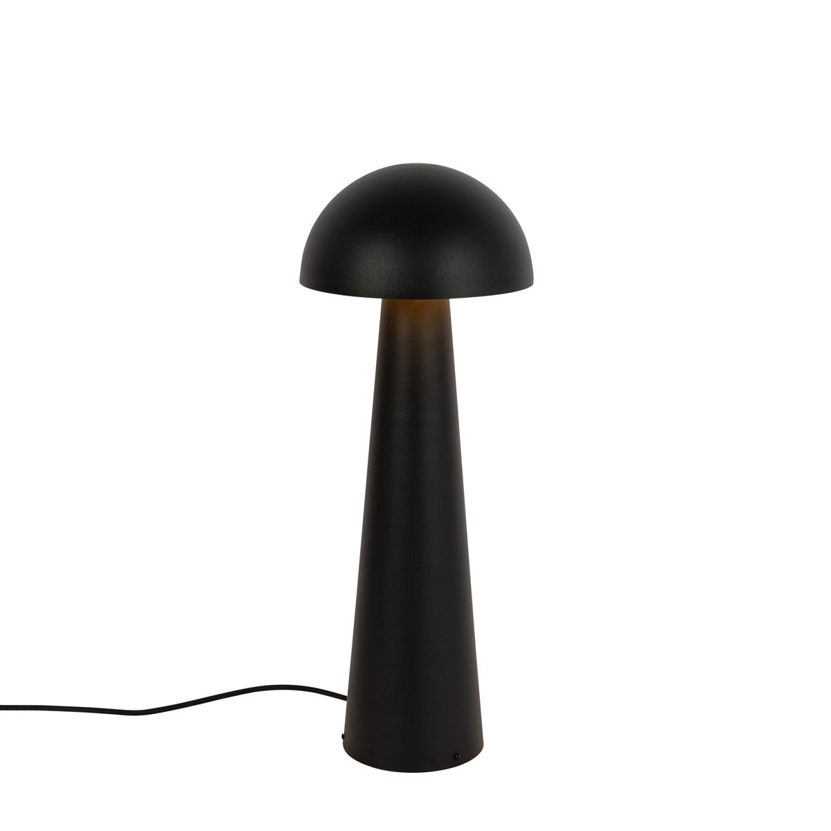 Buiten vloerlamp zwart 65 cm - Mushroom