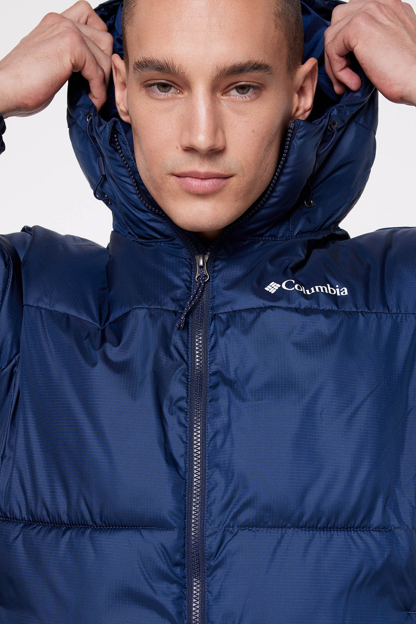 Jaqueta acolchoada masculina Columbia™ Puffect™ com capuz