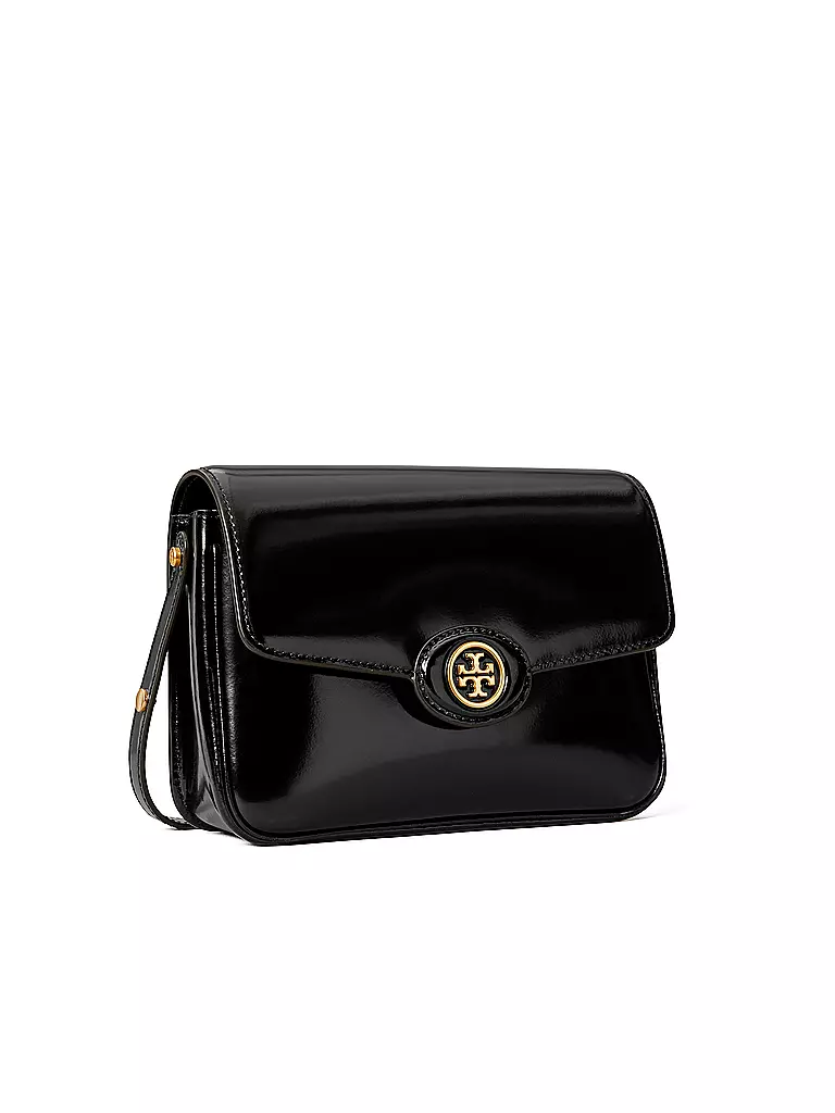TORY BURCH Ledertasche - Umhängetasche ROBINSON schwarz