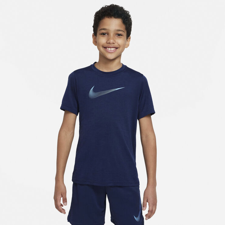 Nike Dri Fit Traenings T Shirt Blå