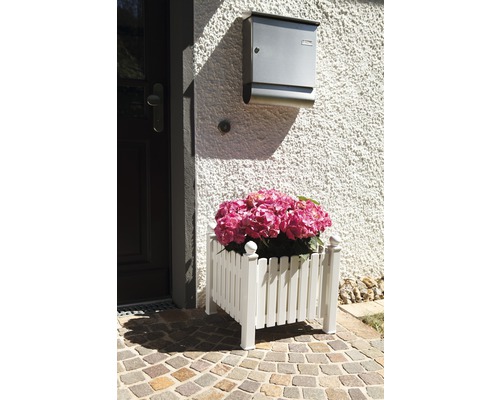 Blome landelijke plantenpot, kunststof, 48x48x48 cm, wit