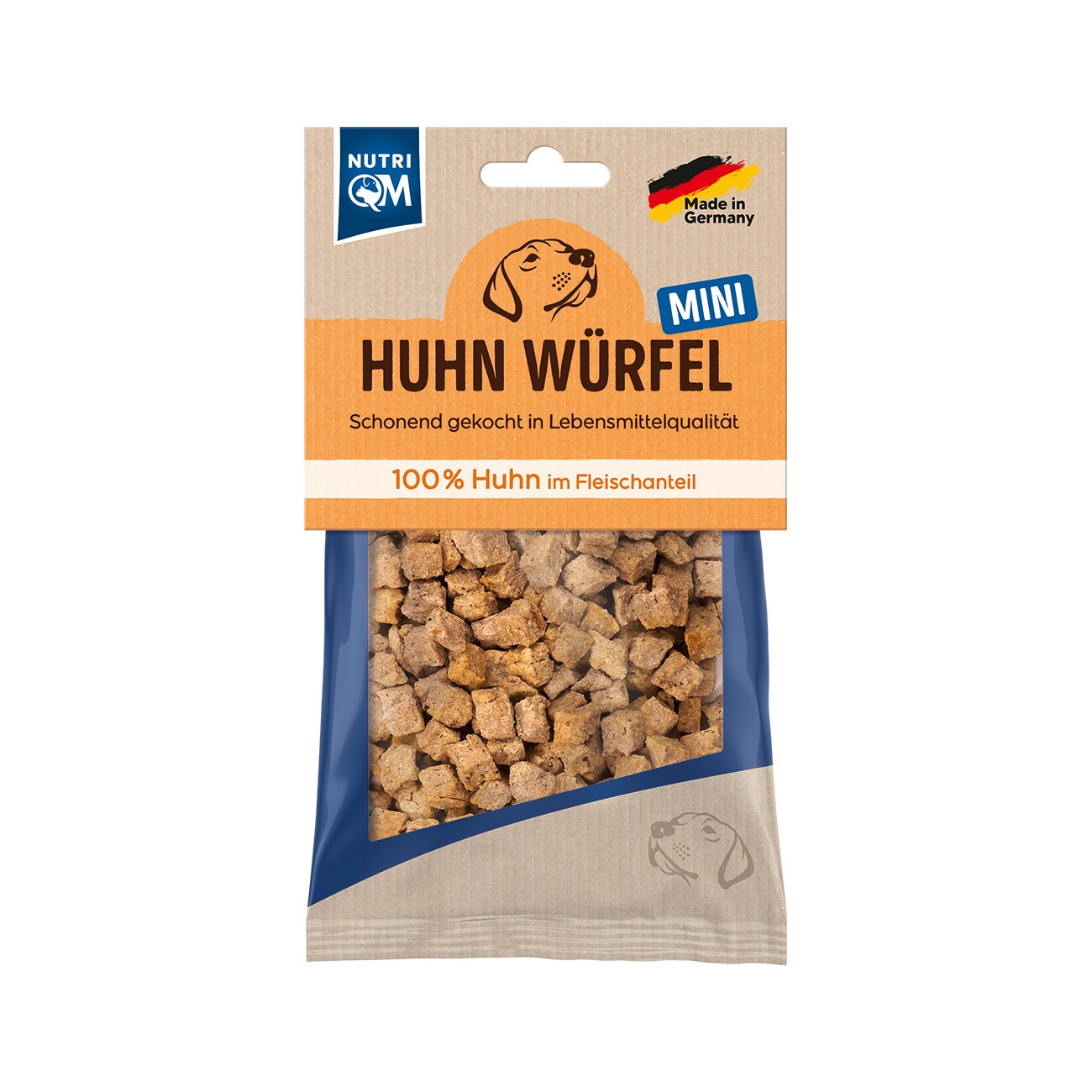NutriQM Huhn Würfel mini 5x 100g