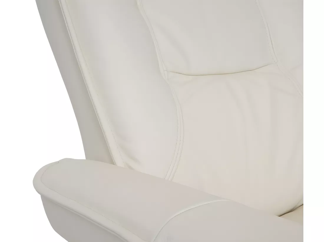 Fauteuil de relaxation Halifax, crème, doré