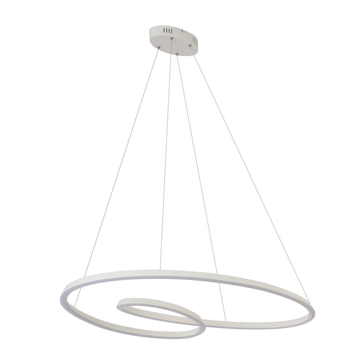Scandinavische hanglamp beige 110cm incl. LED 3-staps dimbaar - Circuit