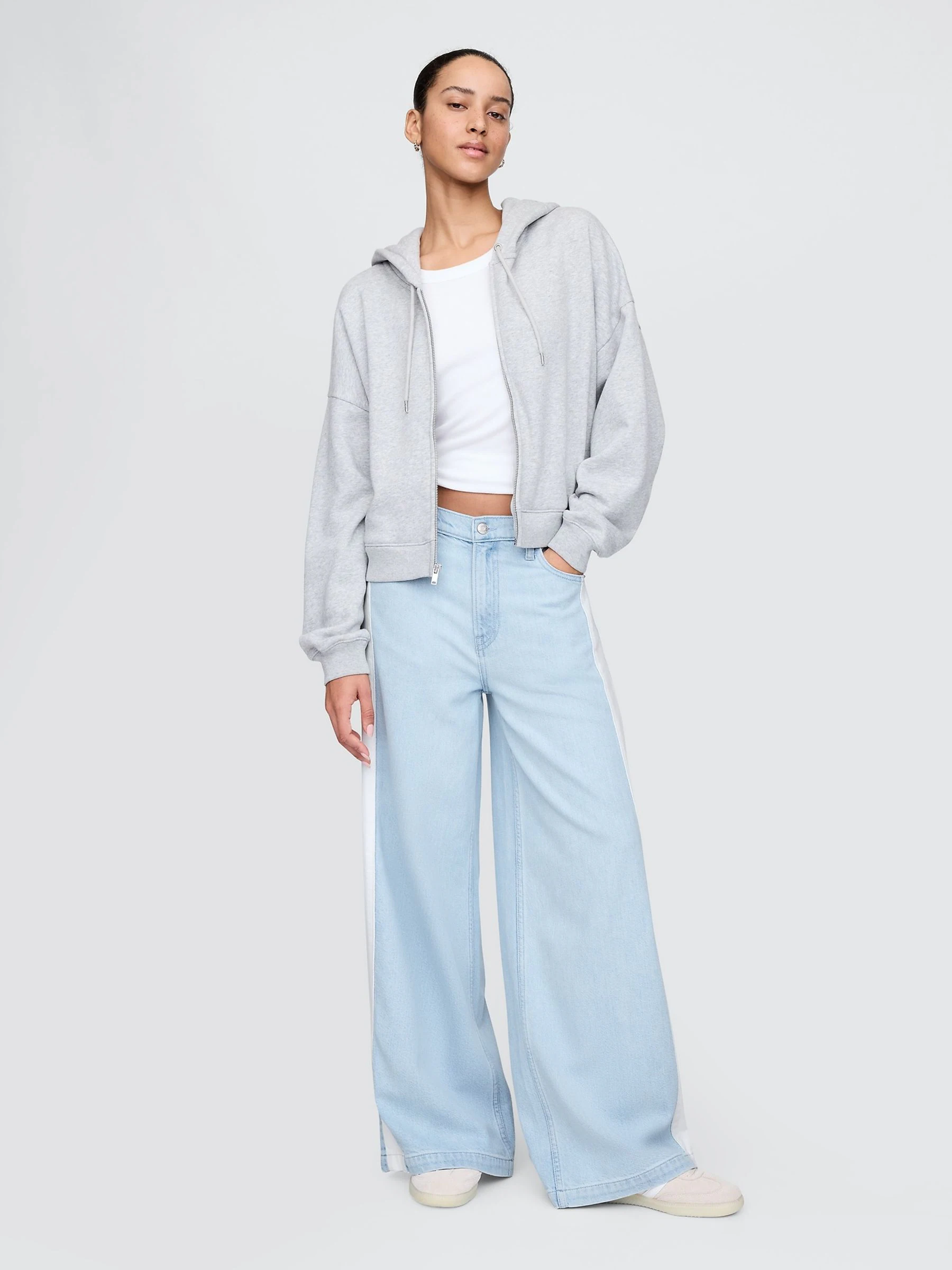 Gap UltraSoft baggy jeans met halfhoge taille