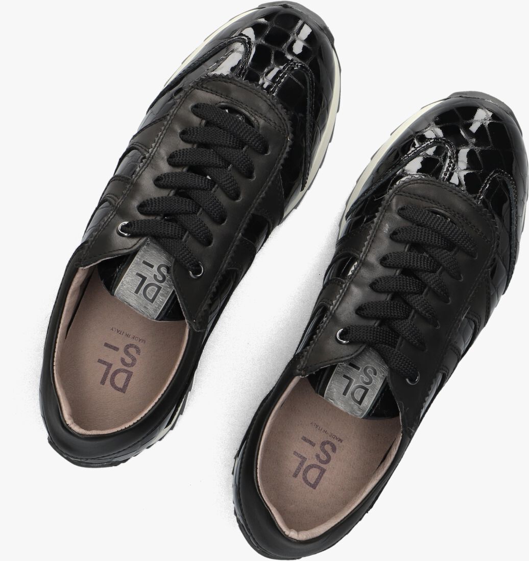 zwarte dl sport lage sneakers 6745