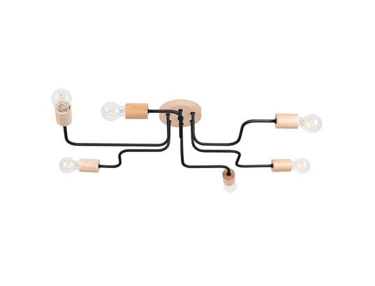 SOLLUX LIGHTING - Lustre timbo 6 noir