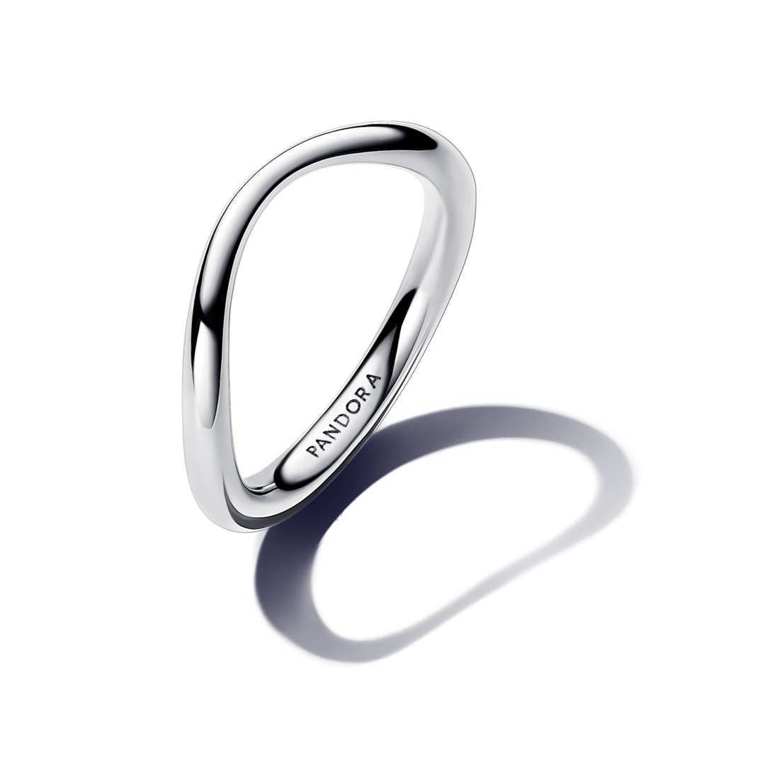 Pandora Essence Organisch Geformter Bandring 925 Silber