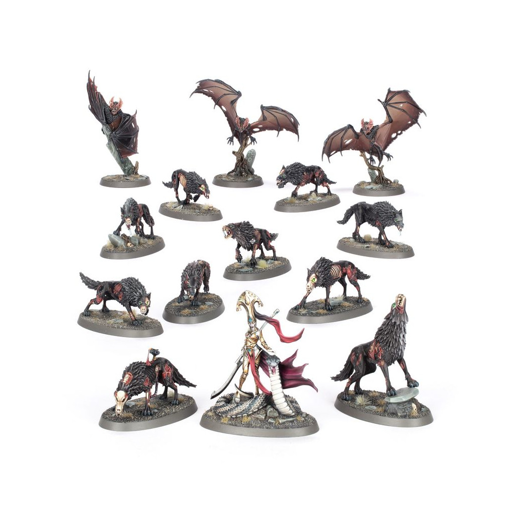 Age of Sigmar : Soulblight Gravelords - Crocs de la Reine de Sang