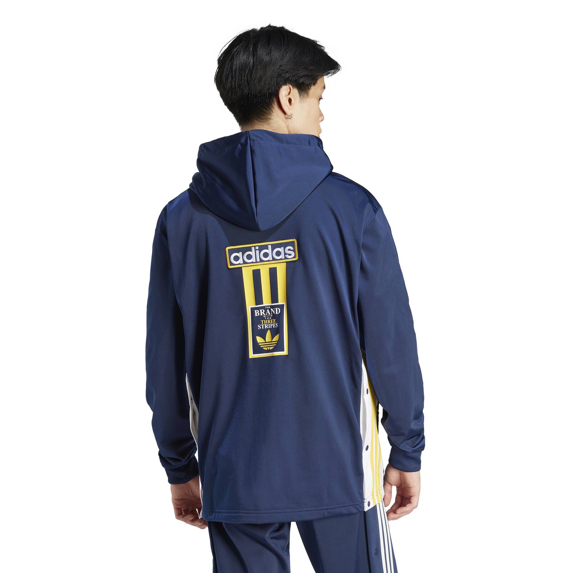 adidas Originals| Herren Sweatjacke mit Kapuze ADIBREAK FULL ZPP HOODED TRACK TOP