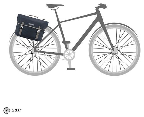 Sacoche de Porte-Bagages Ortlieb Commuter-Bag Two Urban QL2.1 20L Bleu Ink