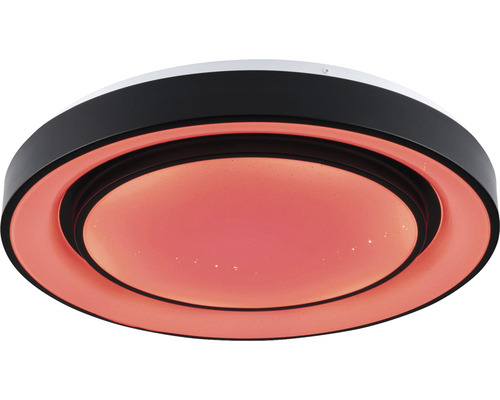 Dimbare LED-lamp 40W 1500 lm 2700-6500 K Ø 45 cm SpacyColor frameloos zwart + afstandsbediening + RGB + sterrenhemel