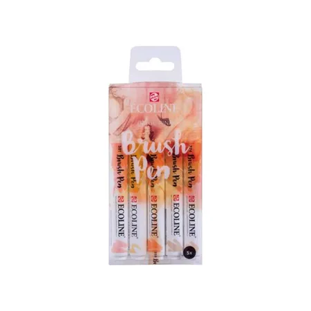 Royal Talens Ecoline Brushpen Hauttöne, 5-teilig