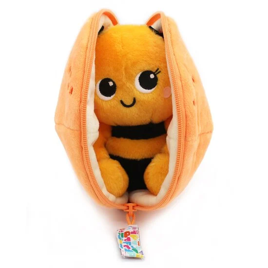Flipetz Peluche 2 en 1 - Abeille & Mandarine   de               Les Déglingos