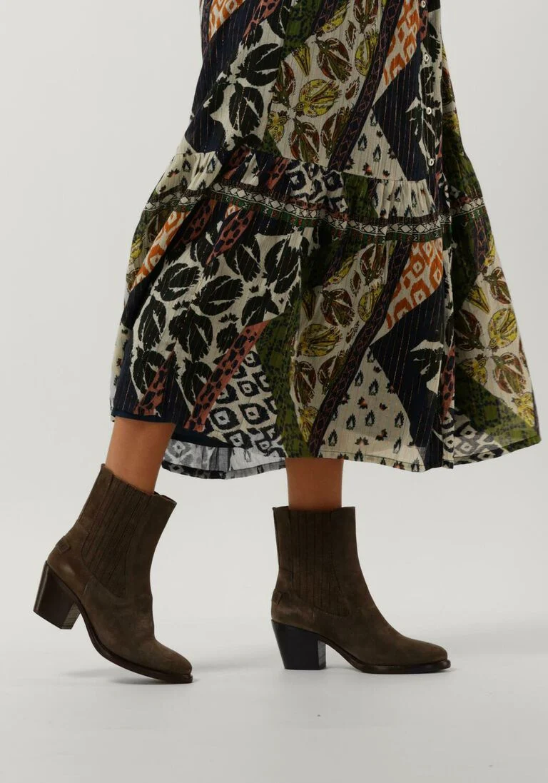 SHABBIES taupe shabbies enkellaarsjes 183020297