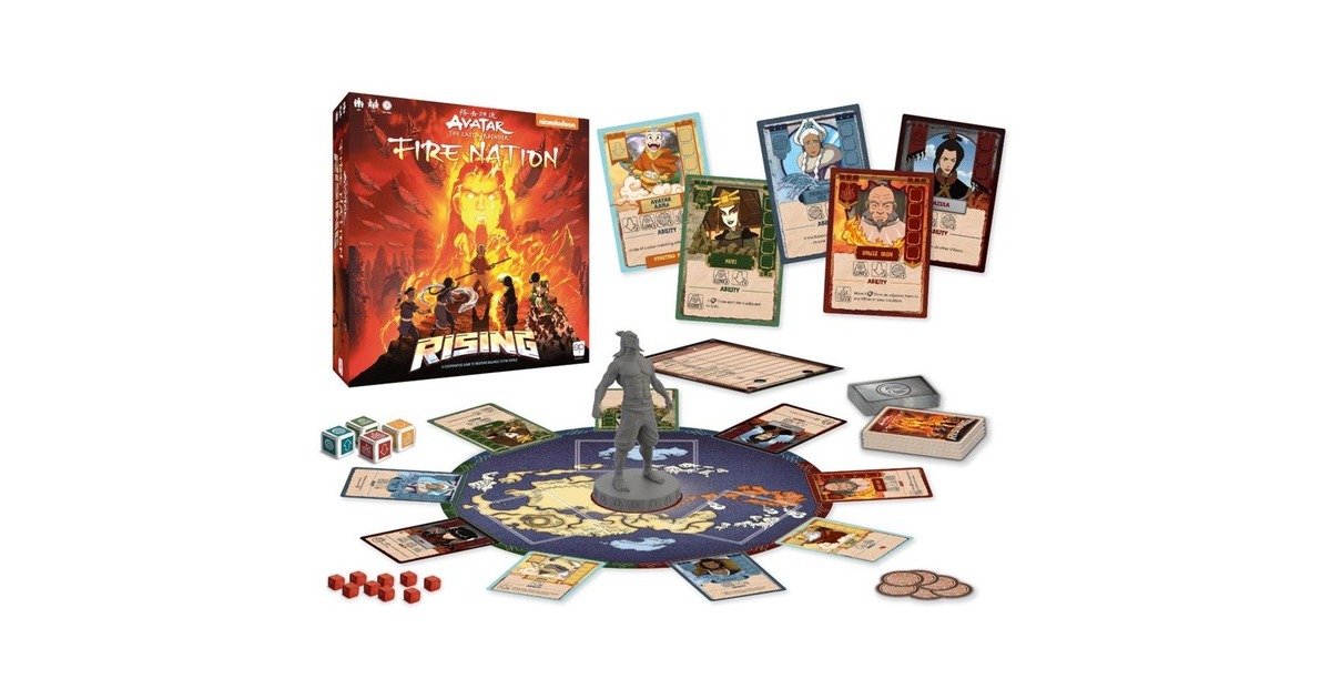 European Player NetworkRising - Avatar the last airbender: Fire Nation Bordspel  (Engels, 1 - 5 spelers, 60 minuten, Vanaf 10 jaar)
