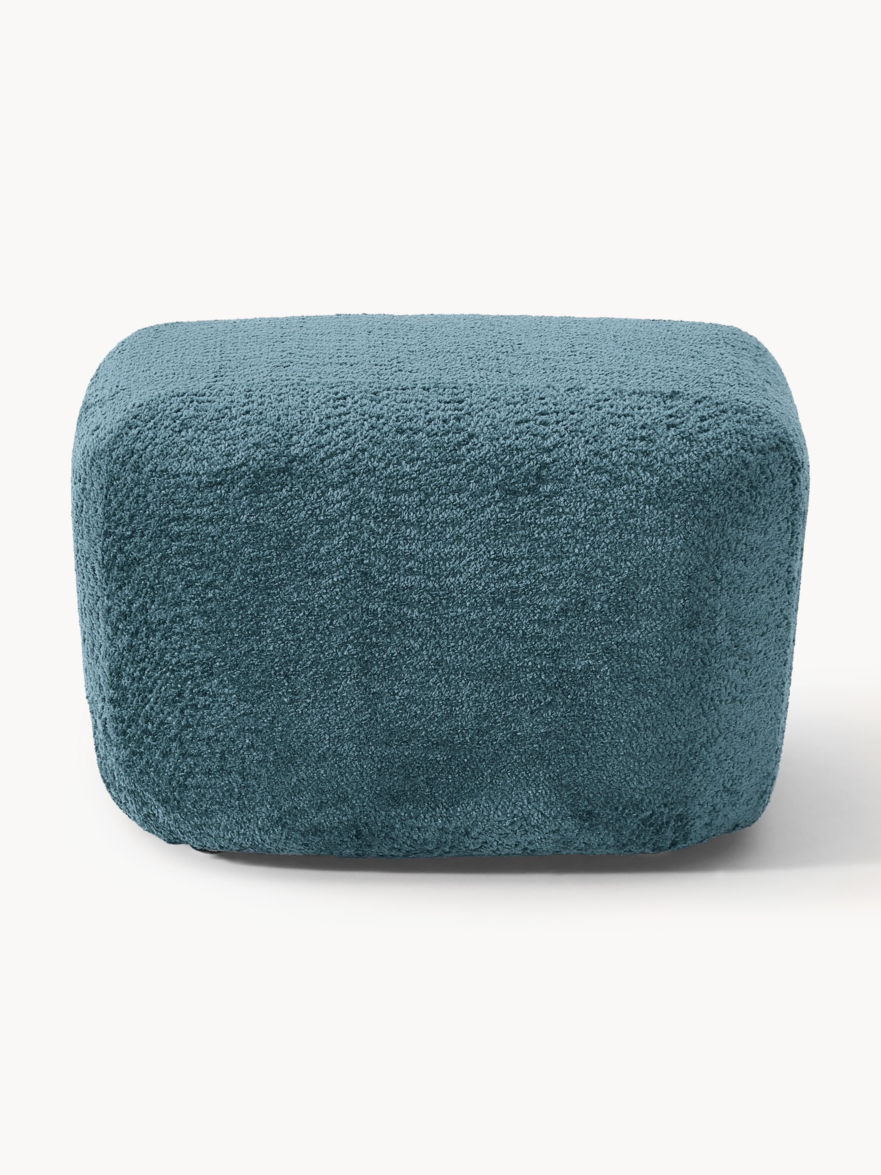 Voetenbank Wolke van teddy bouclé