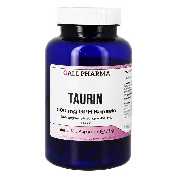 Taurin 500 mg GPH Kapseln, 120 St