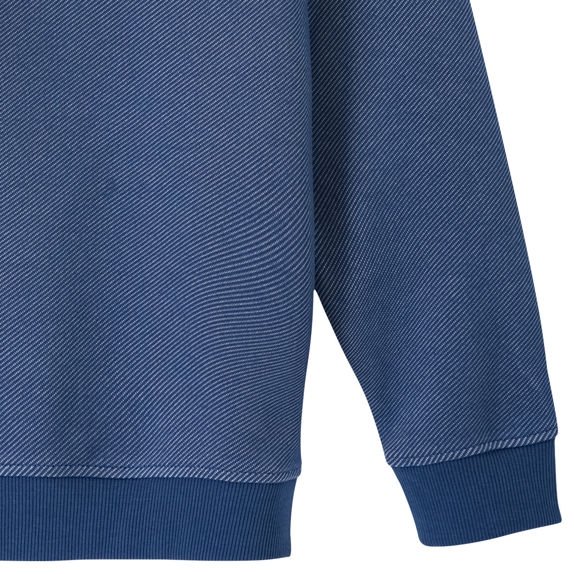 Yigga Jungen Sweatshirt mit feinen Streifen dunkelblau / weiss