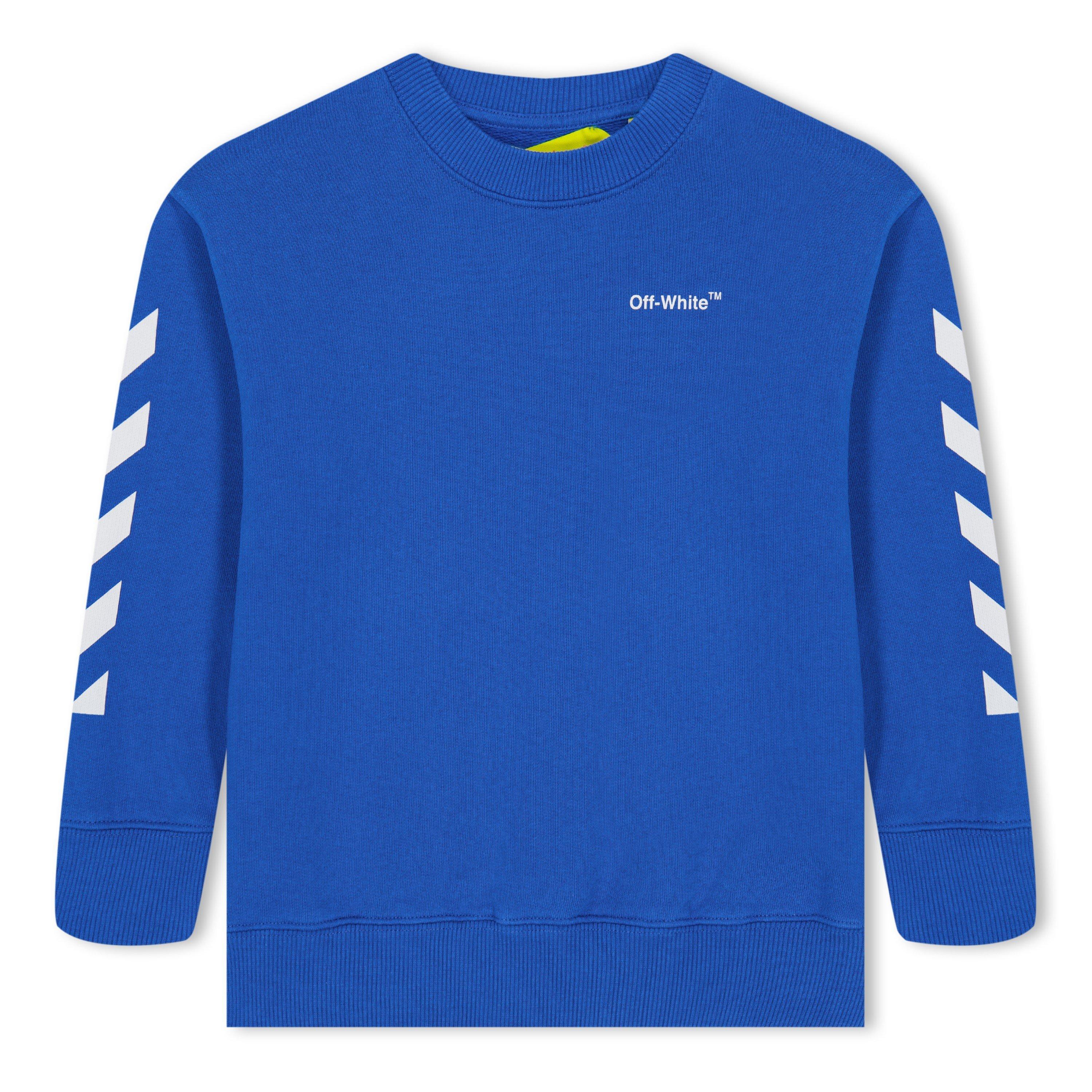 Off White Diag Crew Sweatshirt Infants