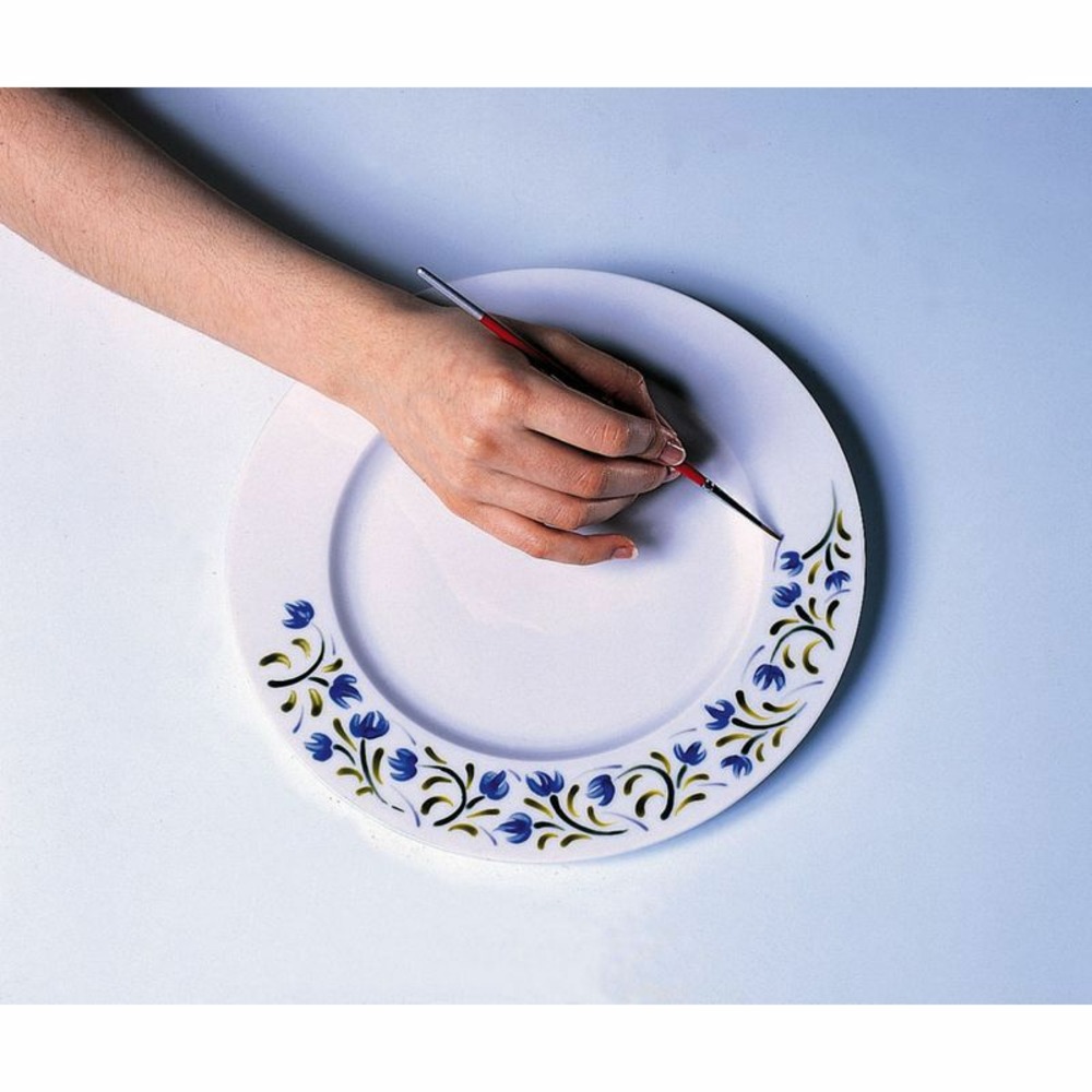 Peinture à l'eau brillante pour porcelaine - bleu ming - 45 ml
