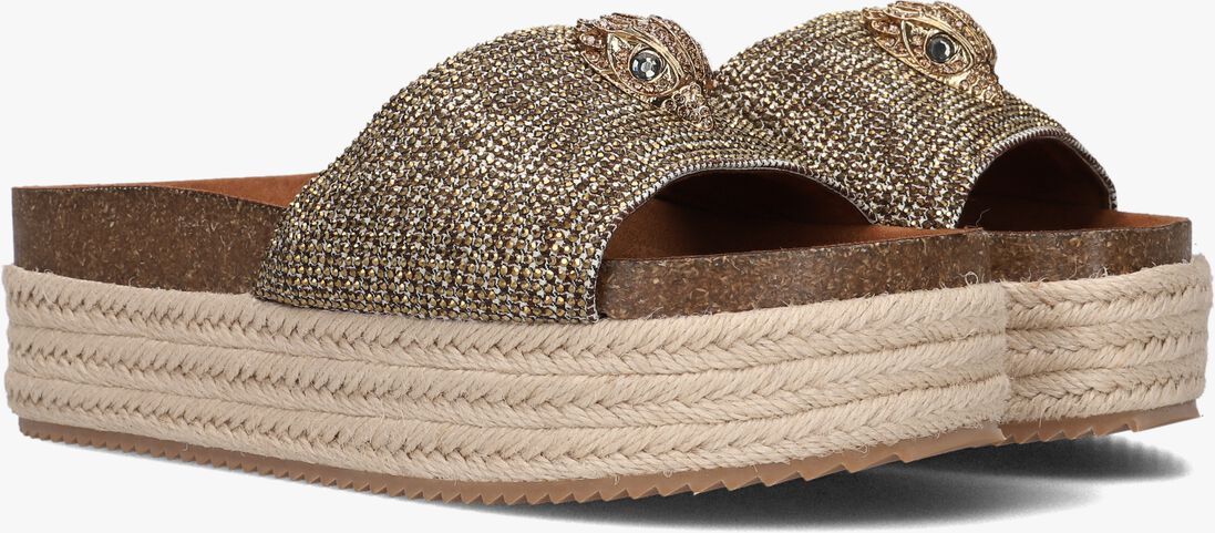 KURT GEIGER LONDON beige kurt geiger london slippers kensington flatform