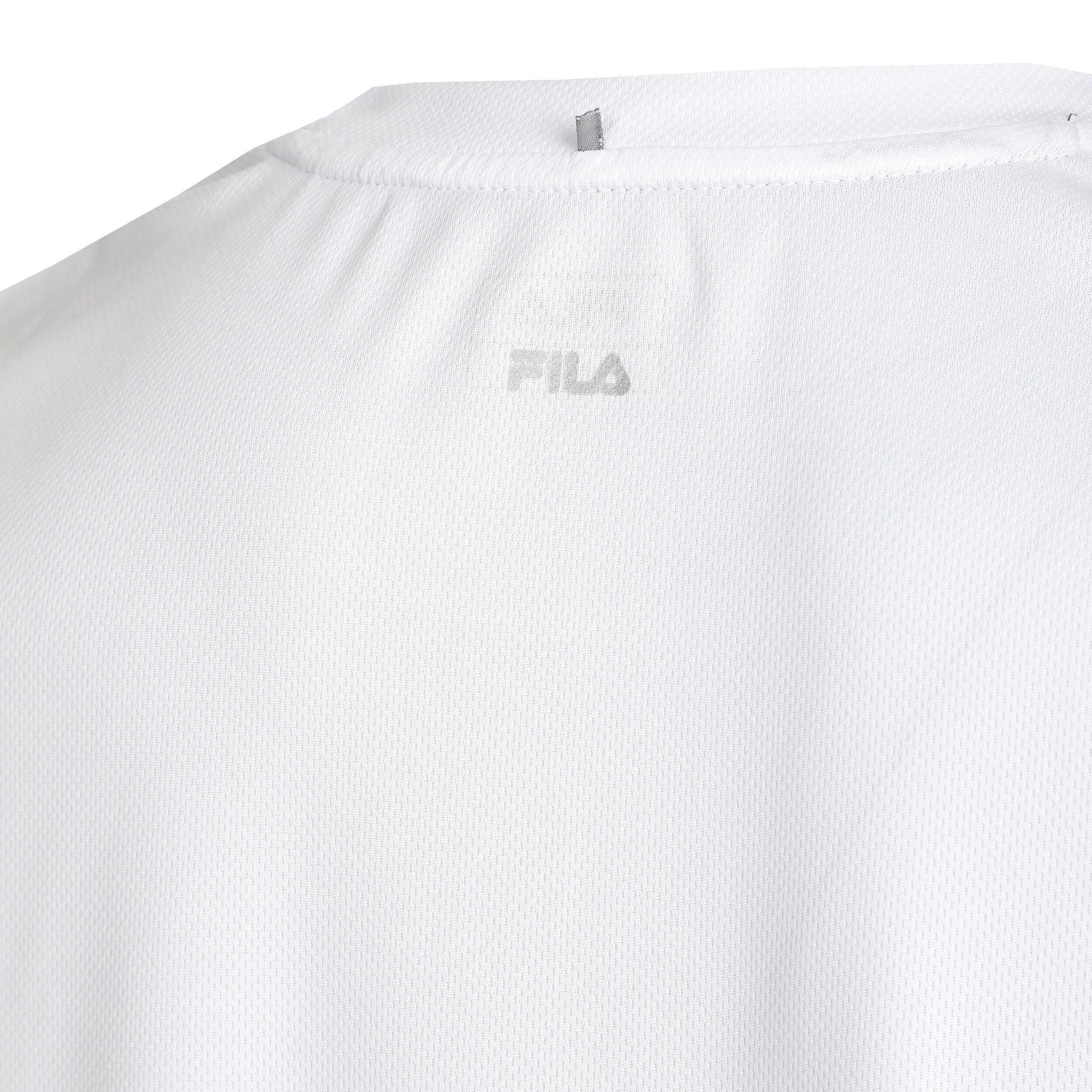 Fila Logo T-shirt Hommes - Blanc , Bleu Foncé