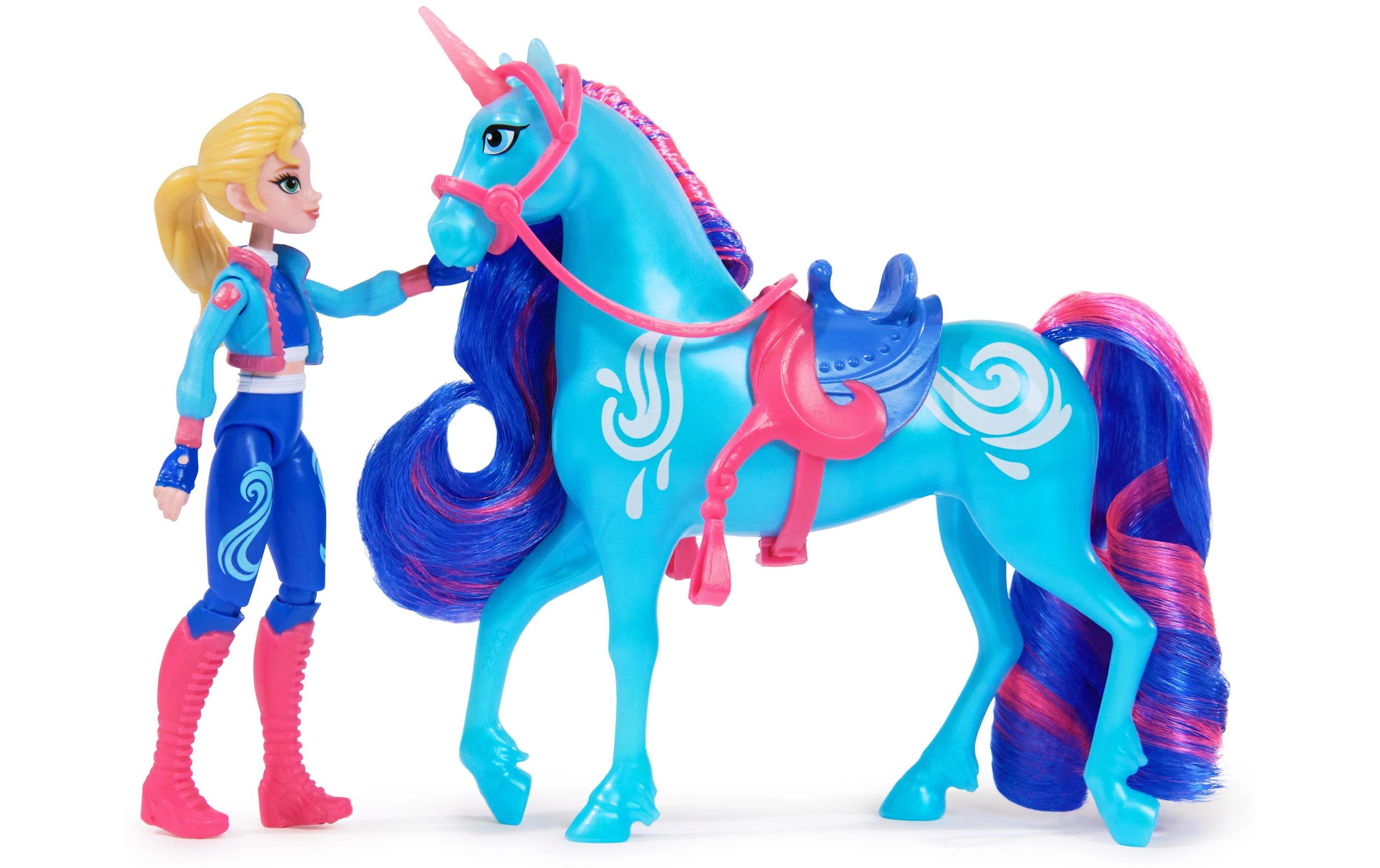 Unicorn Academy Isabel Doll & River UnicornPuppe Isabel und Einhorn River für Kinder