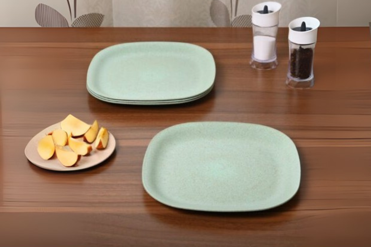Croppie set van 4 28 cm groot dinerbord  - Celeste