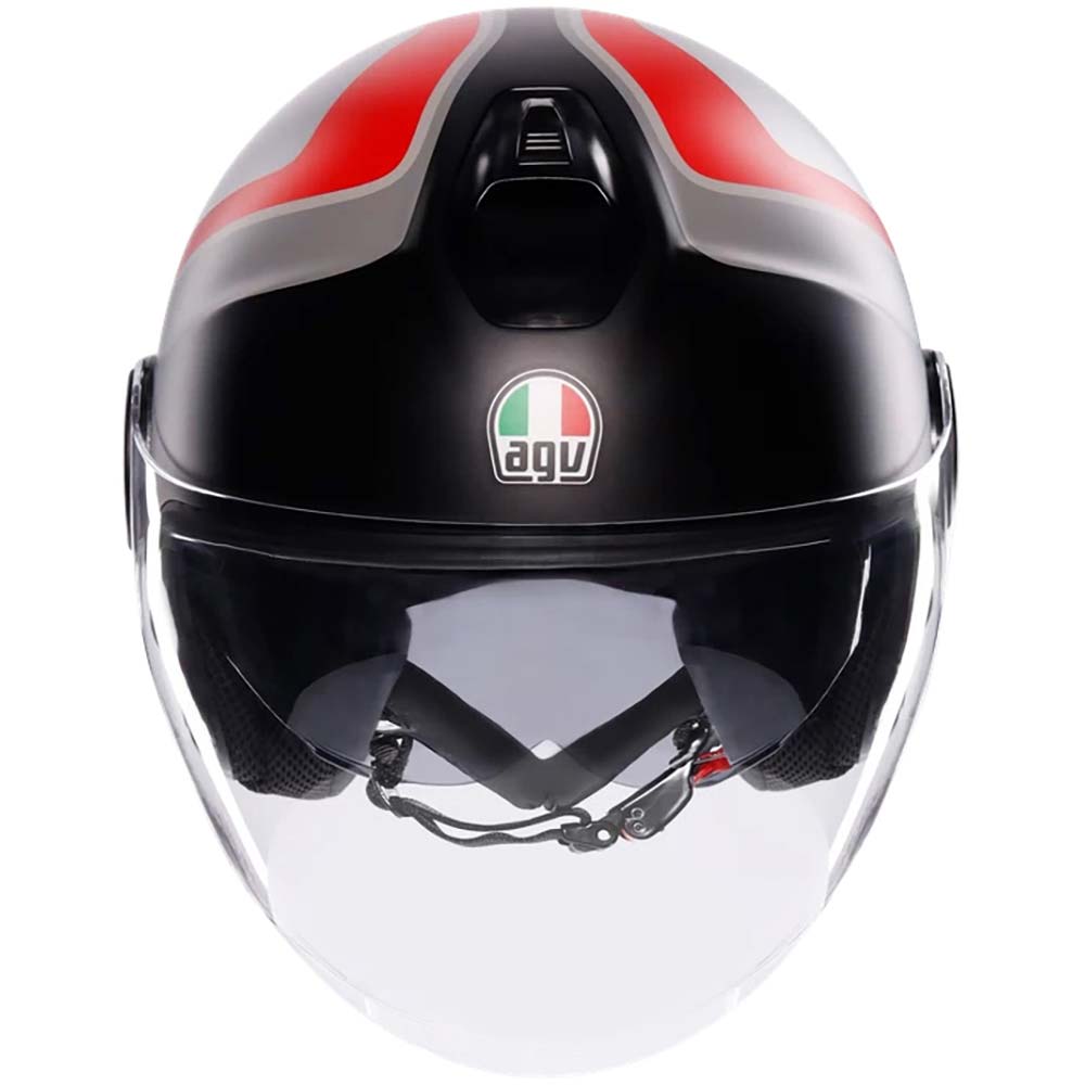 AGV - Casque Eteres Scaglieri Noir / Gris / Rouge / Mat