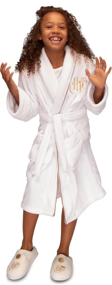 HARRY POTTER - PEIGNOIR VIF D'OR TAILLE M 7-9 ANS