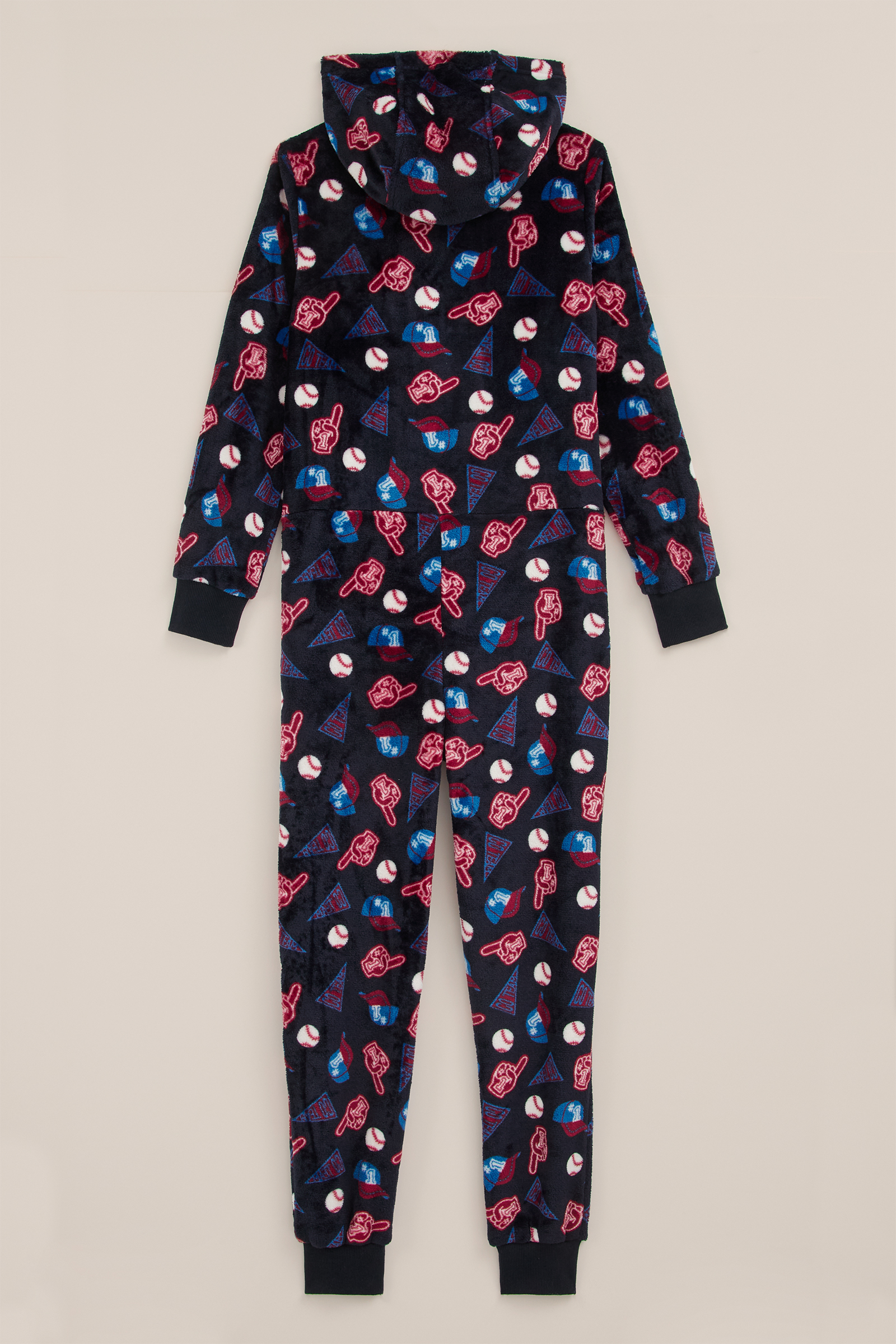 Jongens onesie met dessin WE Fashion Donkerblauw
