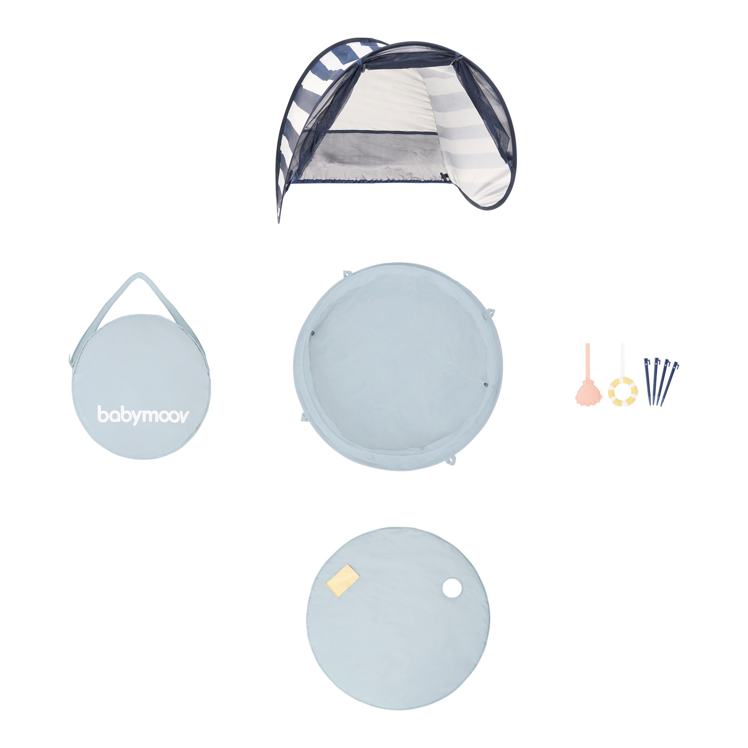 Babymoov Strandmuschel Aquani 3in1 mit UV-Schutz 50+