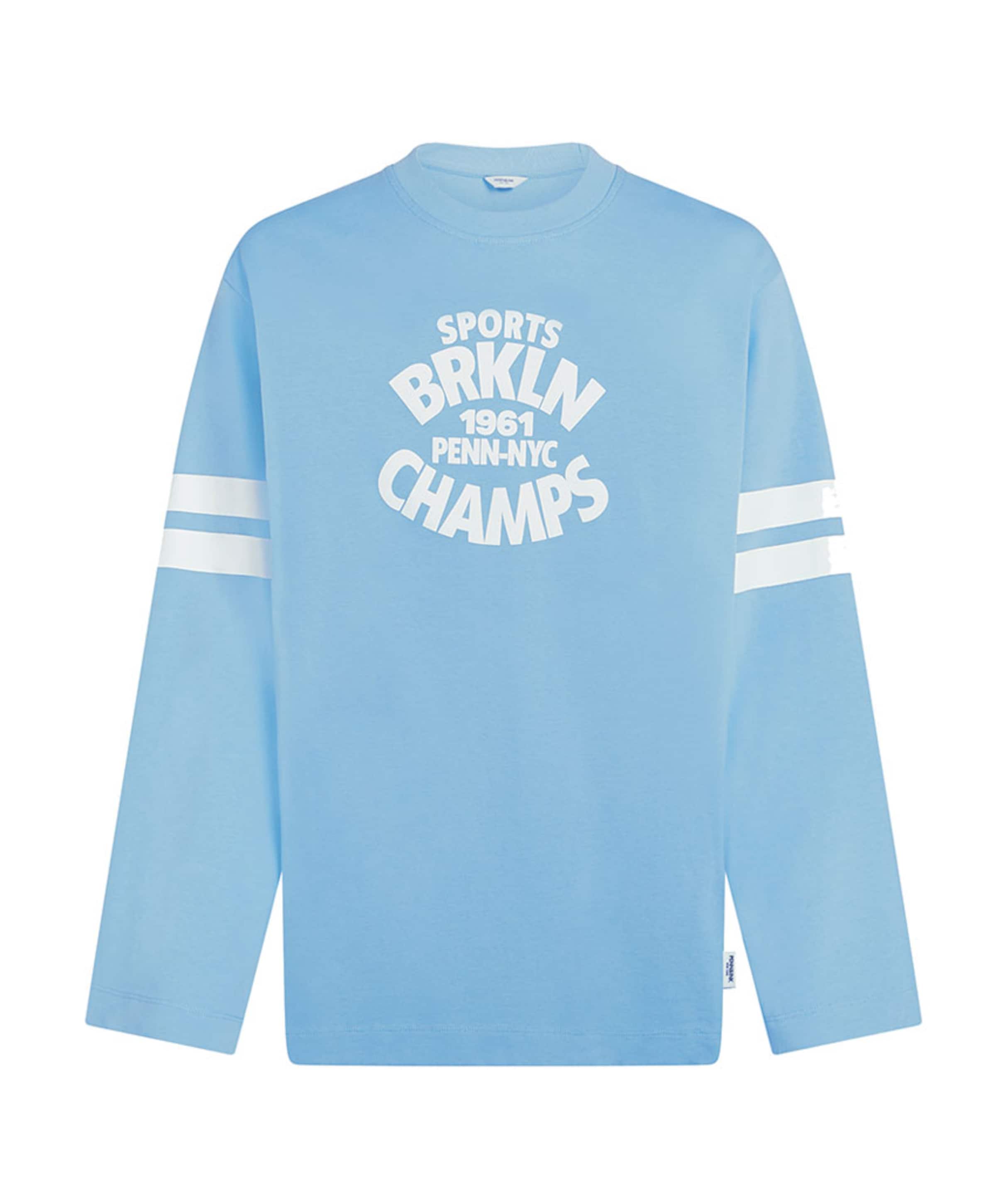 Penn & Ink N.Y. Dames longsleeve blauw