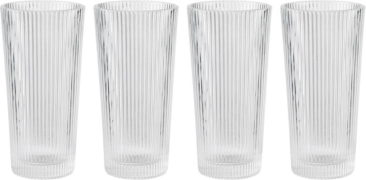 Stelton Pilastro long drink glas 0,3 l, 4 Stk clear Clear