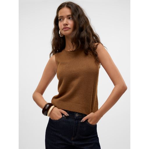 Vero Moda Lucille Knit Tanktop, Bison, M