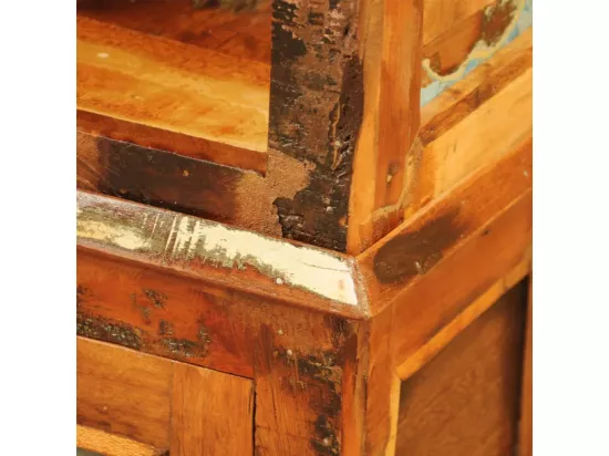 Bibliothèque Bois massif de récupération Vintage