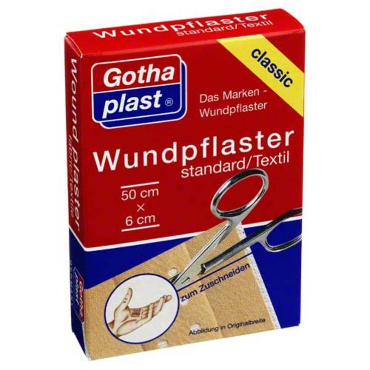 Gothaplast Wundpflaster standard 50cmx6cm Euroaufhänger, 1 St