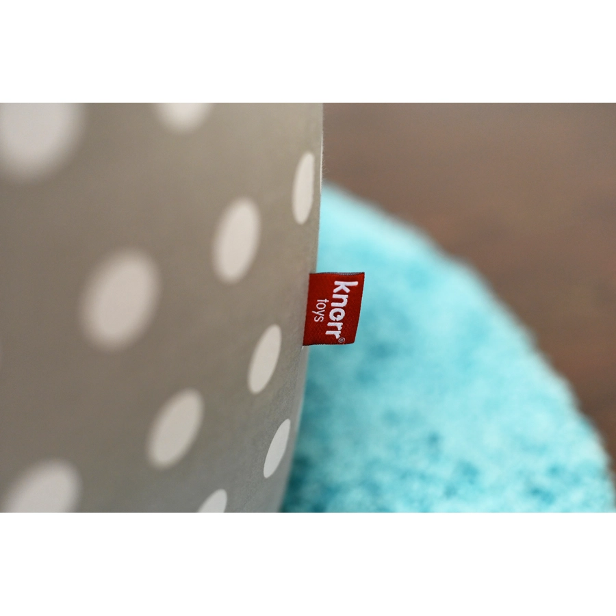 knorr toys® Bällebad soft - Grey white dots - 300 balls rosecremelightblue grau