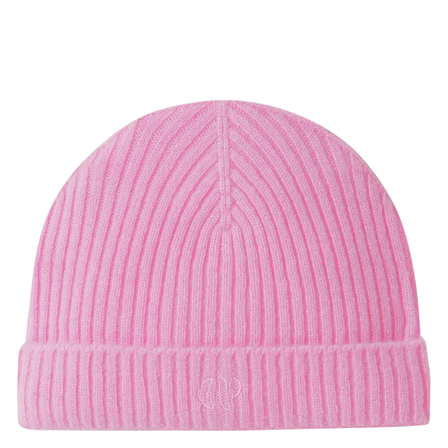 Bonnet tricoté en cachemire | Rose