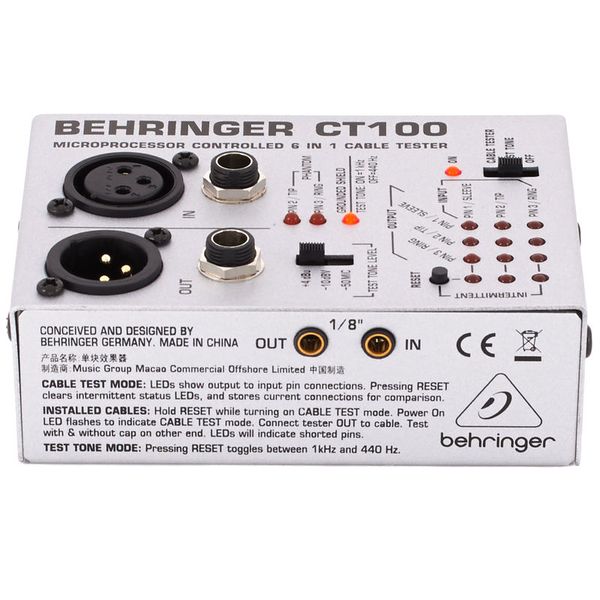 Behringer CT-100 Kabeltester