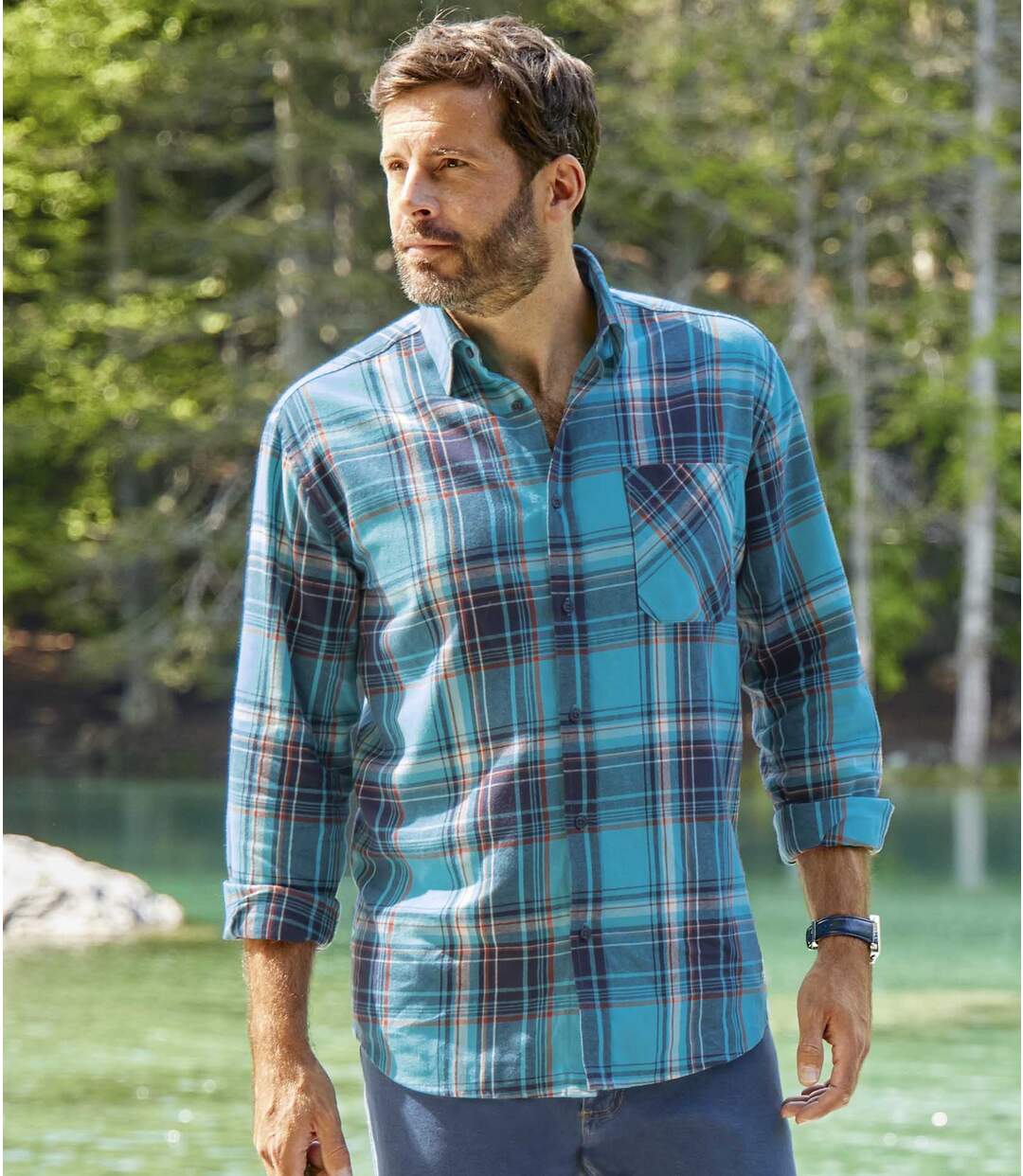 Chemise Flanelle à Carreaux Atlas®
