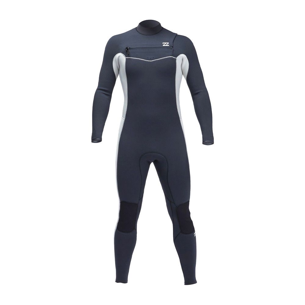 Billabong REVOLUTION FULL CHEST ZIP - Combinaison intégrale 3/2mm Homme antique black