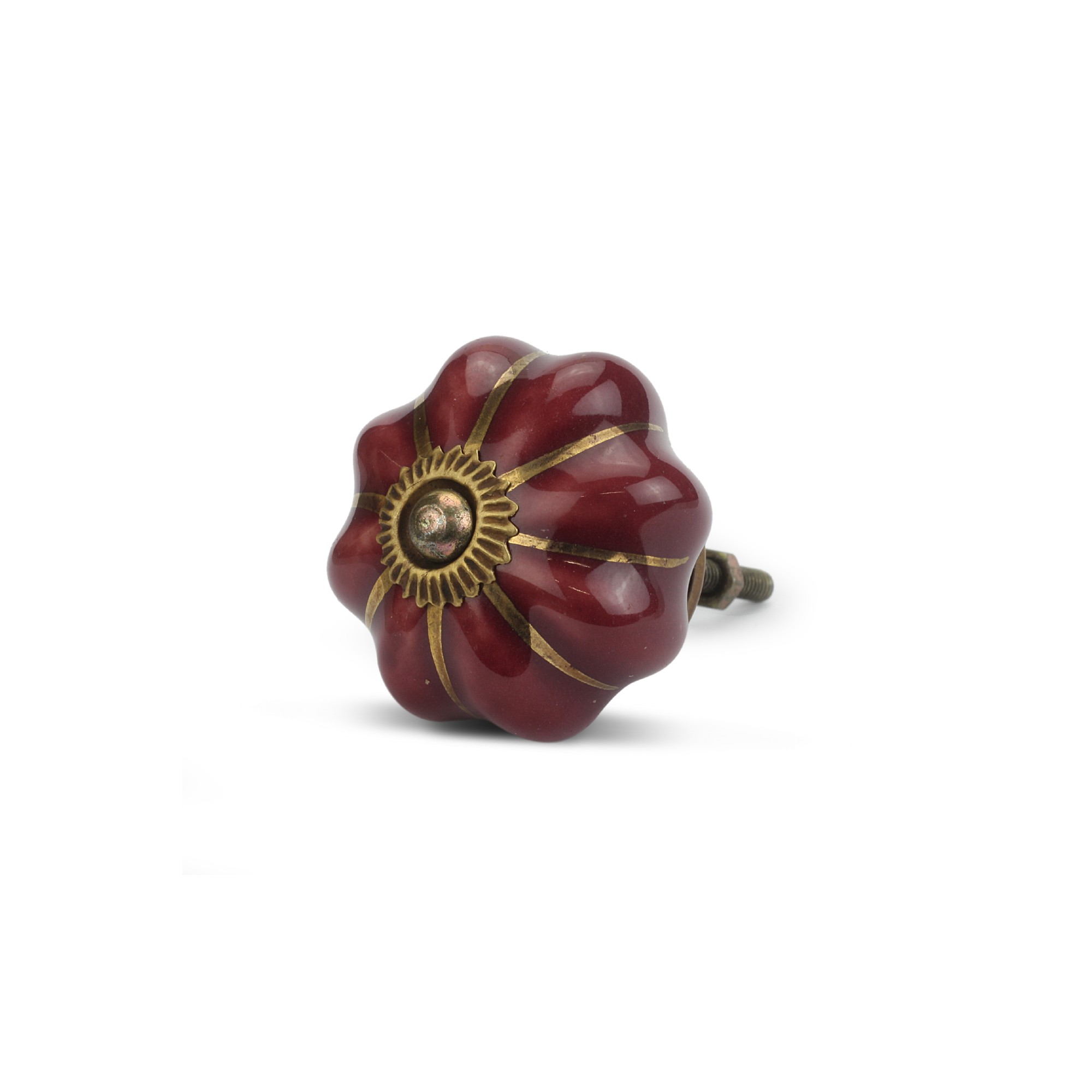 Knauf Blume dunkelrot günstig bestellen
