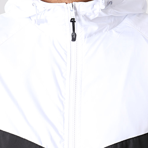 Coupe Vent Capuche TB2107 Noir Blanc