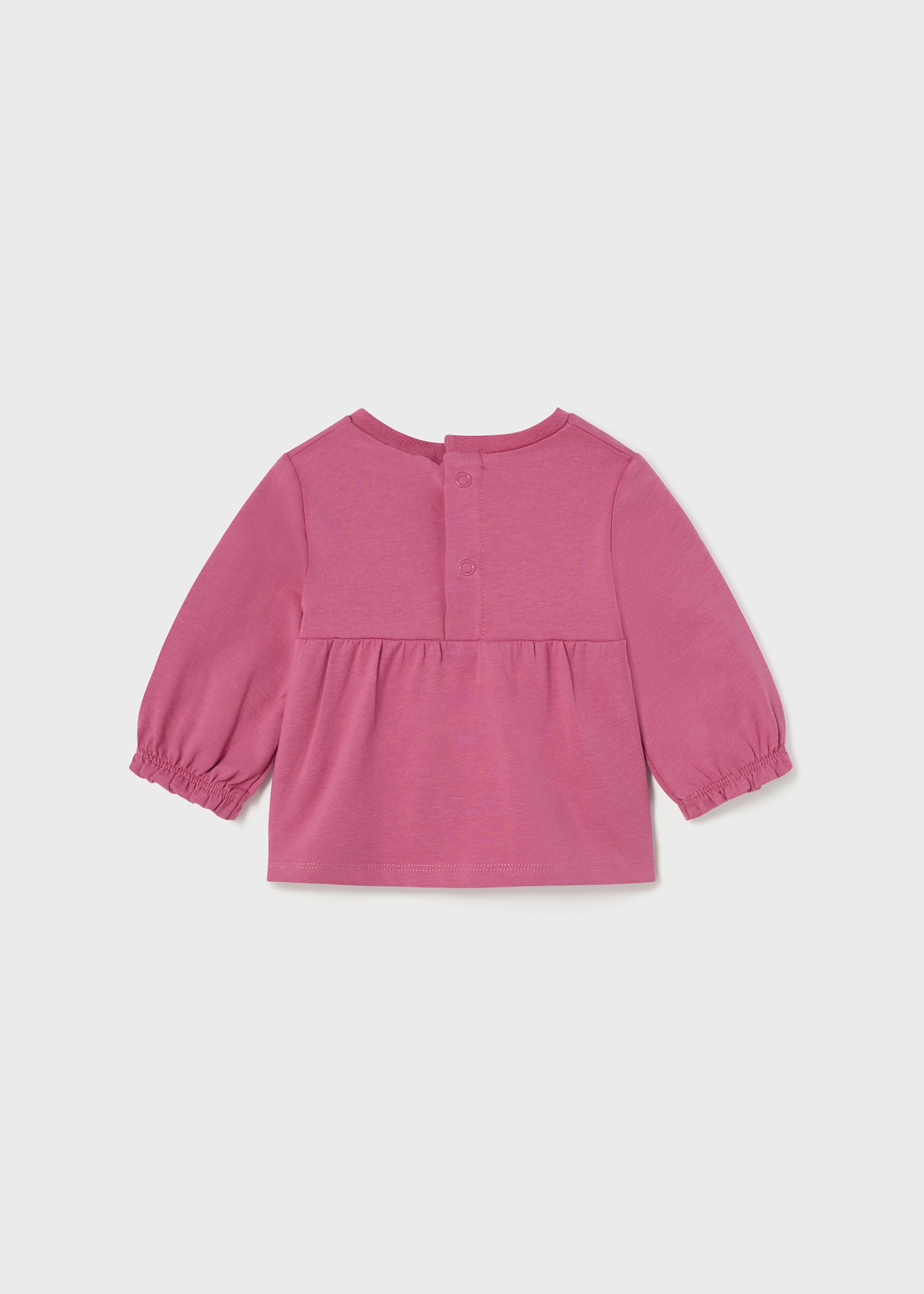 Conjunto de 2 camisetas de algodão sustentável para recém-nascidos