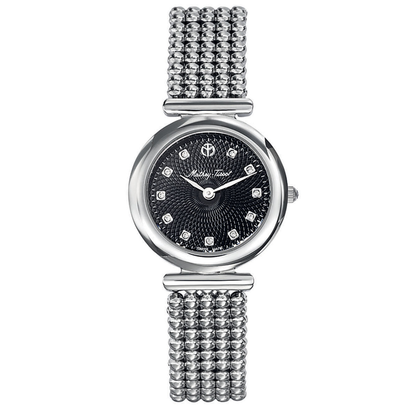 Mathey-Tissot Montre Femme Quartz en Acier Allure argentée